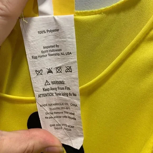 New Yellow M&M fitted Stretchy dress/costume One size fits most - Picture 10 of 11